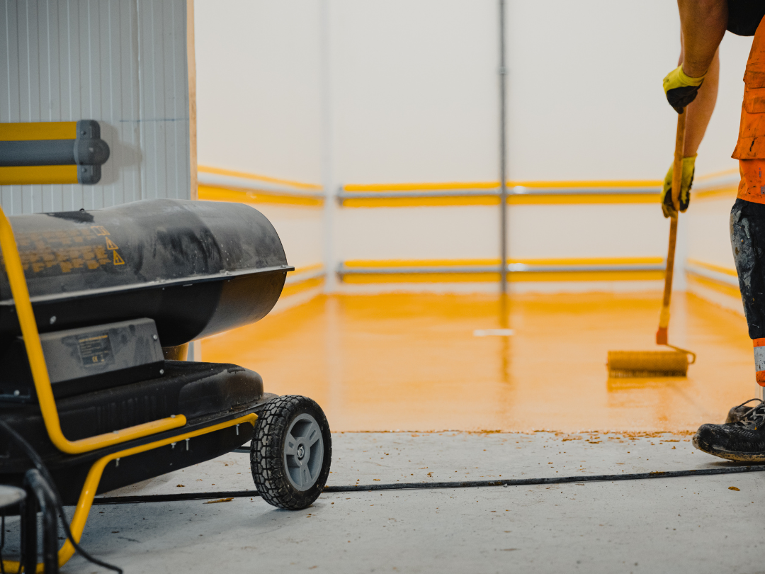 Spring, TX epoxy flooring installation.